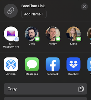 facetime iphone to android how to - create link share