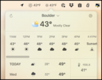 add weather forecast mac macos menubar taskbar how to app utility