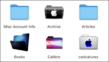 mac macos change folder icons - cool new icons