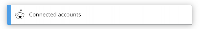 reddit add twitter link connection - connected accounts