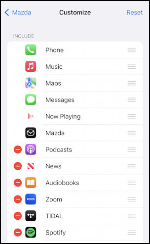 apple carplay ios iphone - iphone carplay settings customize apps app icons