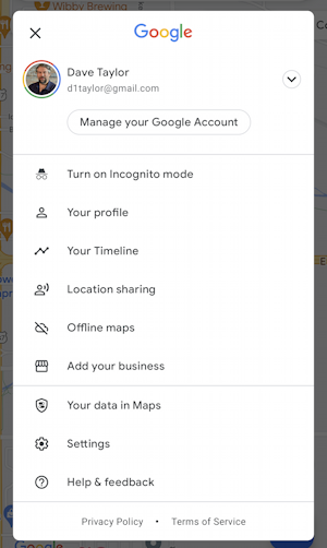 google maps android ev charging station nearby preferences - main menu