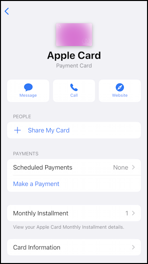 apple card fraud protection security - additional card information