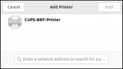 linux add network printer - cups