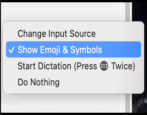 assign task to fn/globe key on macbook pro keyboard mac macos
