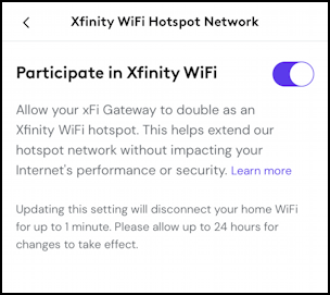 disable stop xfinitywifi public hotspot - xfinity mobile - disable