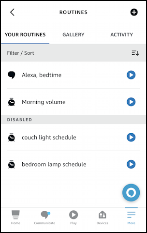 amazon alexa echo home security guard - set up routine lights on/off
