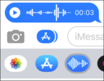 iphone ios sms mms imessage messages voice - how to record