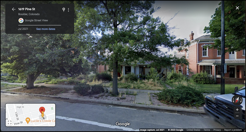 google maps street view mork & mindy house - wrong house