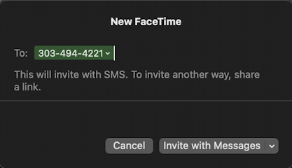 mac facetime originate make phone calls - ready to call