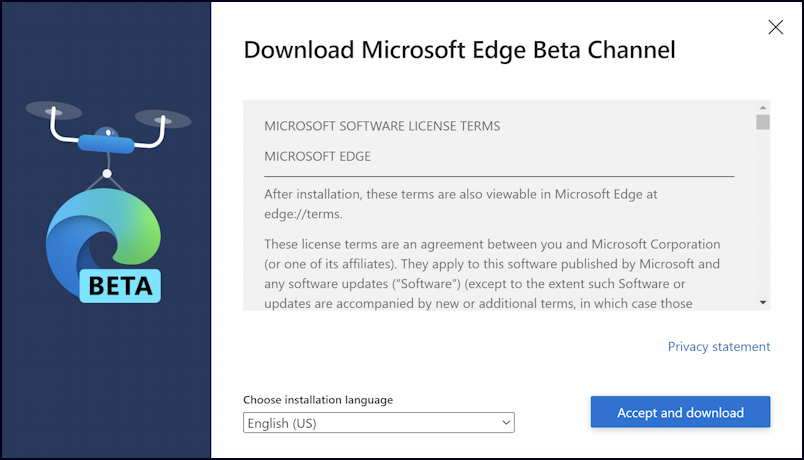 microsoft edge join beta program - download beta program