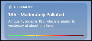 iphone weather air quality aqi new delhi india heavily polluted