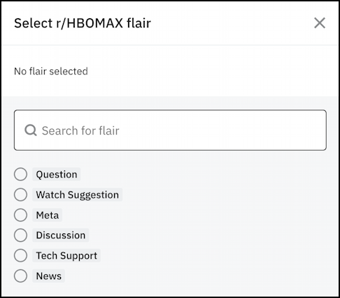 reddit all about flair - r/hbomax flair options
