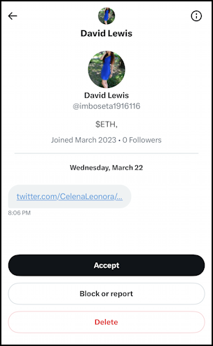 twitter hidden dm messages - links to other twitter account