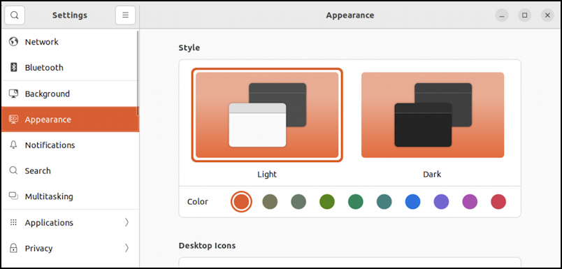 ubuntu linux - file history temporary files - settings