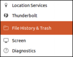 ubuntu linux - file history temporary files - disk space admin management how to