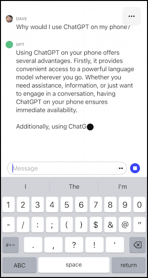 install use openai chatgpt iphone ios - question answer