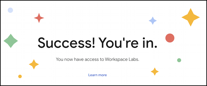 gmail duet ai tools - success! you're in!