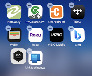 iphone ios organize apps folders - starting to drag