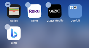 iphone ios organize apps folders - new folder created