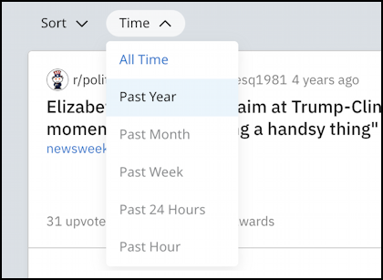 reddit search old posts rereddit - time constraint