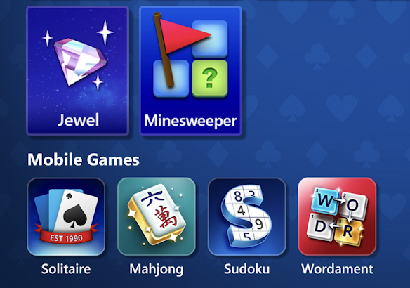 win11 solitaire minesweeper - scroll down: minesweeper mobile games