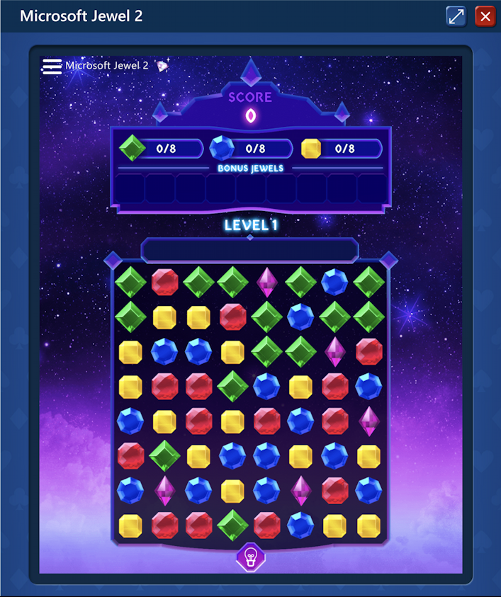 Microsoft Jewel 2 - online game