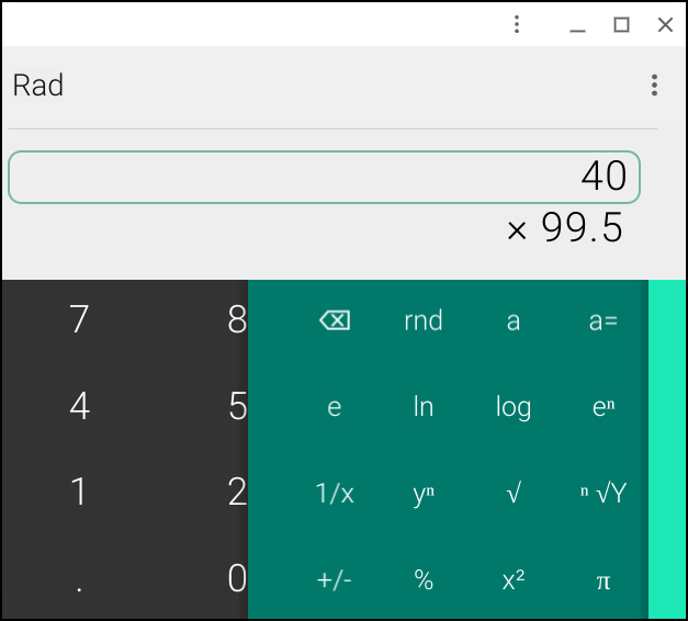 chromebook chrome os calculator - advanced math functions