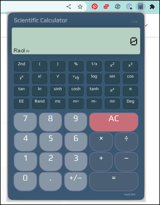 chromebook chrome os calculator - extension
