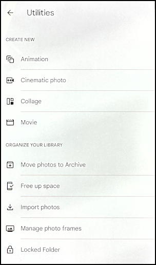 google photos secret locked folder album - list of utilities
