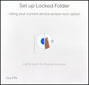 google photos secret locked folder album - set up locked folder