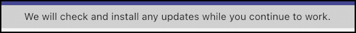 microsoft teams for mac - checking for updates