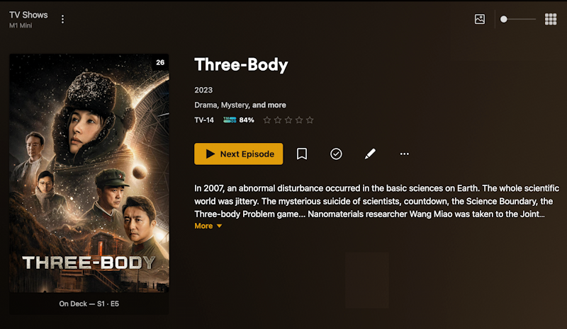 plex credits detection shrinks tv episode - show summary with synopsis