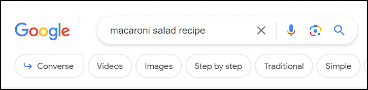 google search generative ai experience sge - mac search