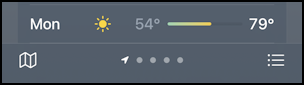 iphone weather app details info - toolbar