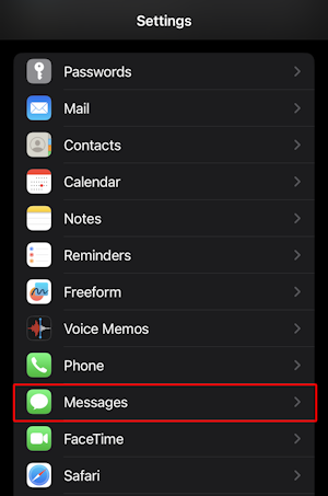 mac cannot send enable mms fix - iphone ios sms settings - top level