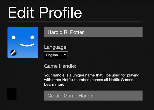 netflix profiles add new - edit profile
