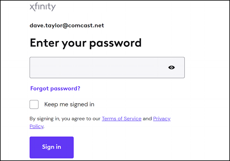 xfinitywifi connect from windows 10 win10 pc - enter your password