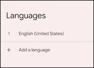 android 13 app language - settings > system > languages > add