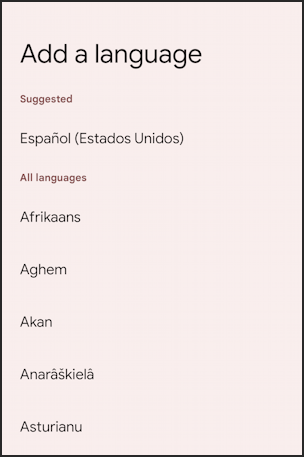 android 13 app language - add a language