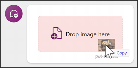 bing ai image search analysis interaction - drop image here