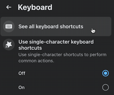 facebook light dark mode - display and accessibility - keyboard