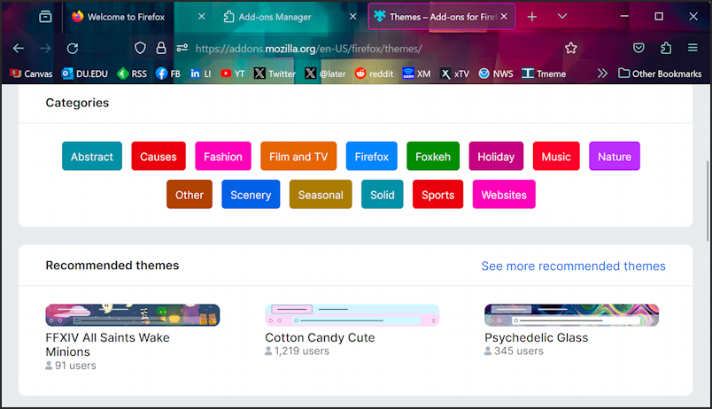 firefox windows add theme - theme repository by topic category