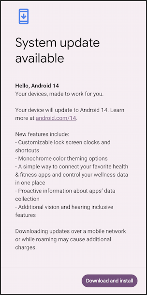 update pixel phone to android 14 - available