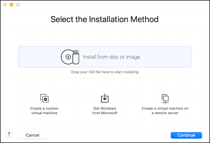 vmware fusion win11 install m1 m2 - select installation method