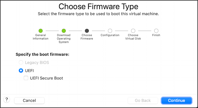 vmware fusion win11 install m1 m2 - firmware type