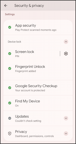 android phone smartlock enable 2 - screen lock