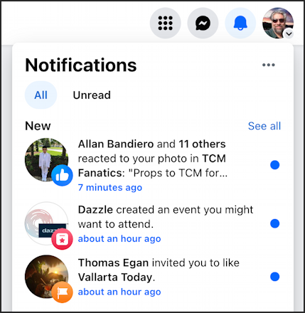 facebook block event invites - notifications