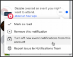 facebook fb stop block event invitation notifications how to