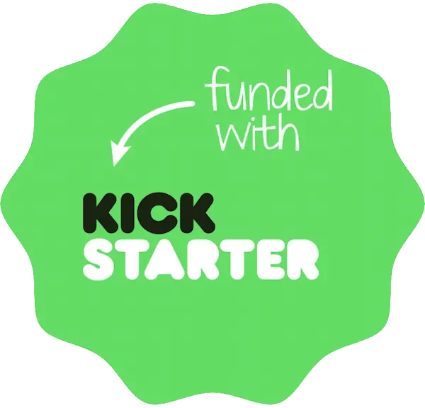 funded with kickstarter